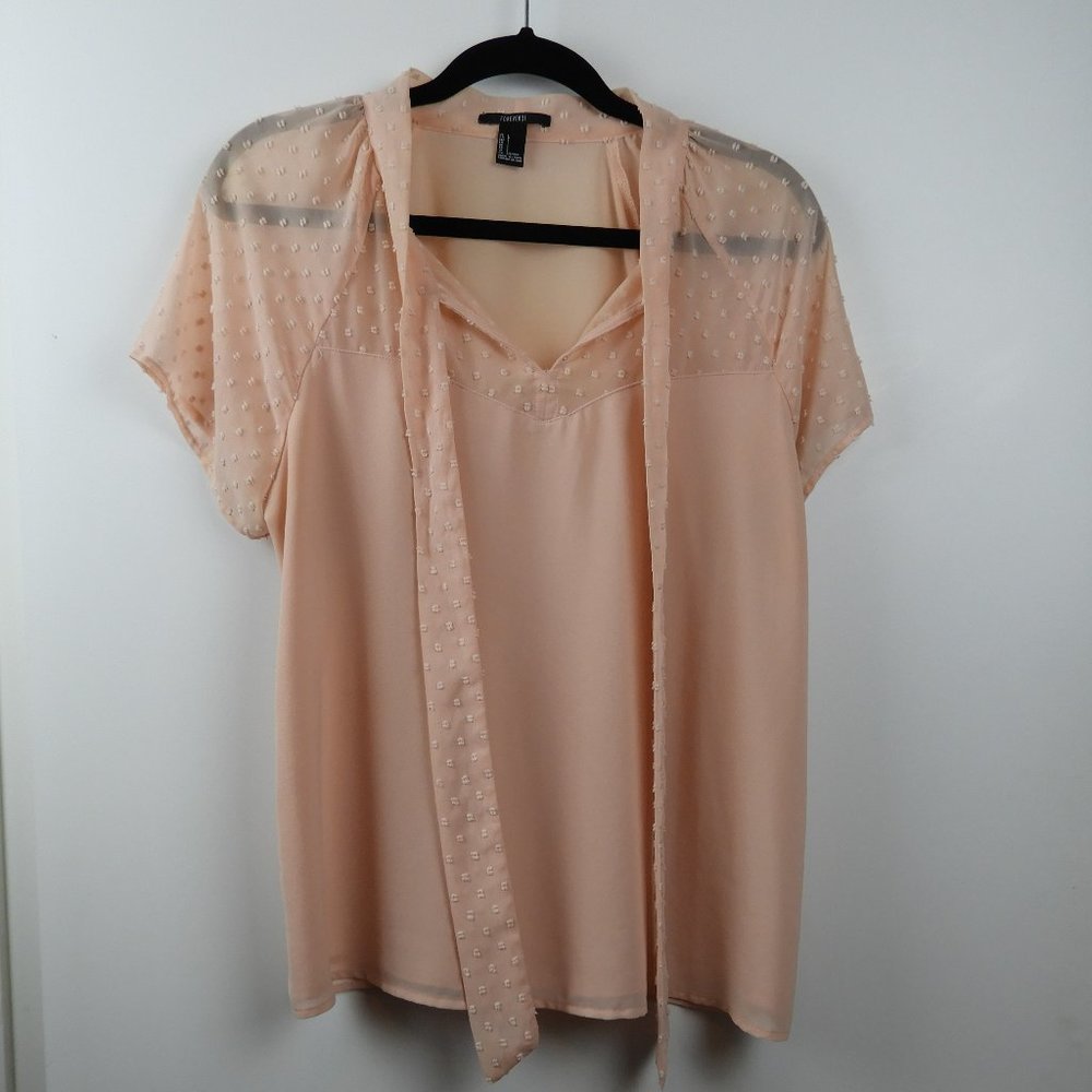 Forever 21 Pink Blouse in Large